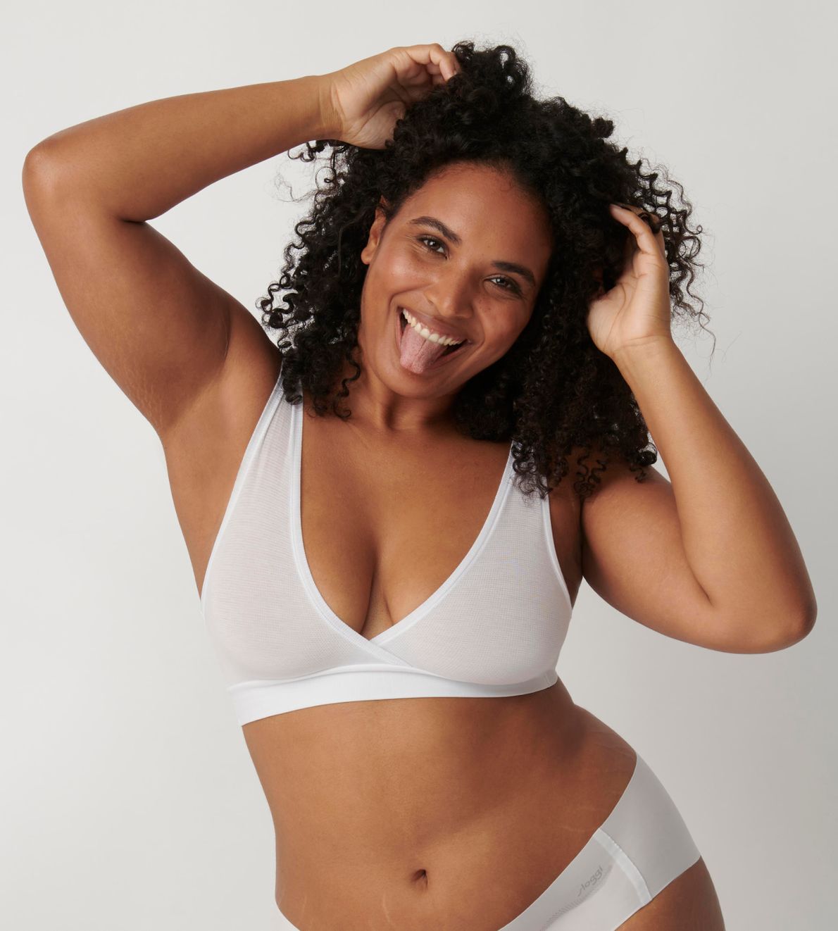 Sloggi Go Allround Bralette White 03