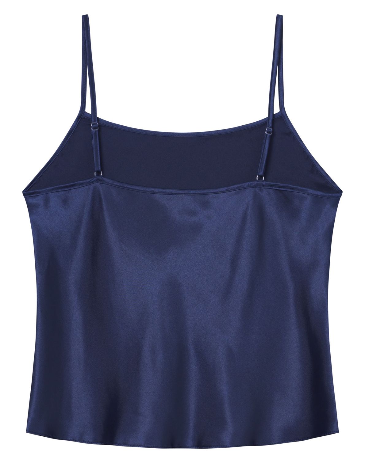 Julie Satin Tank Dusty Blue