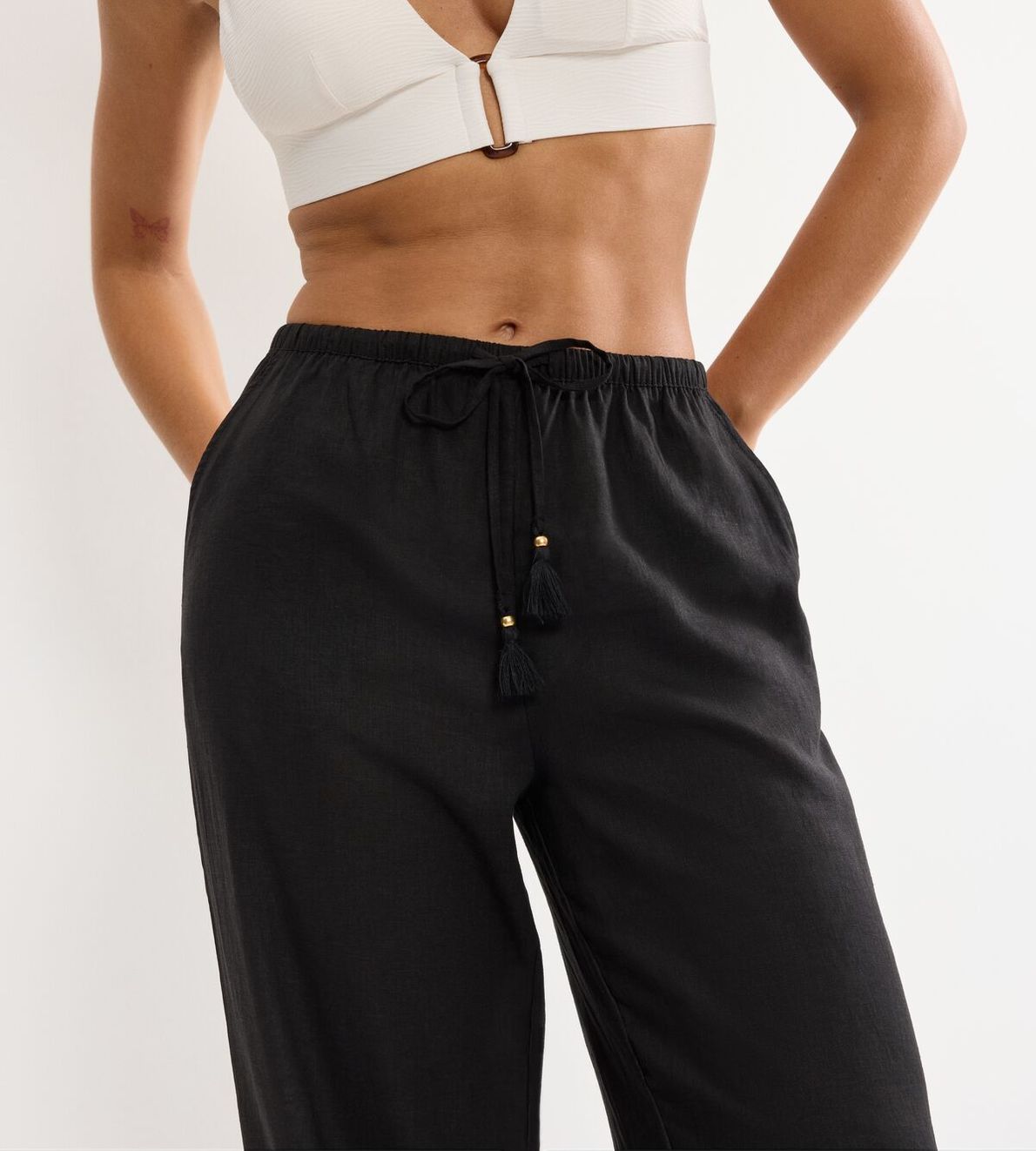 Summer Wear Trousers 01 Black 0004