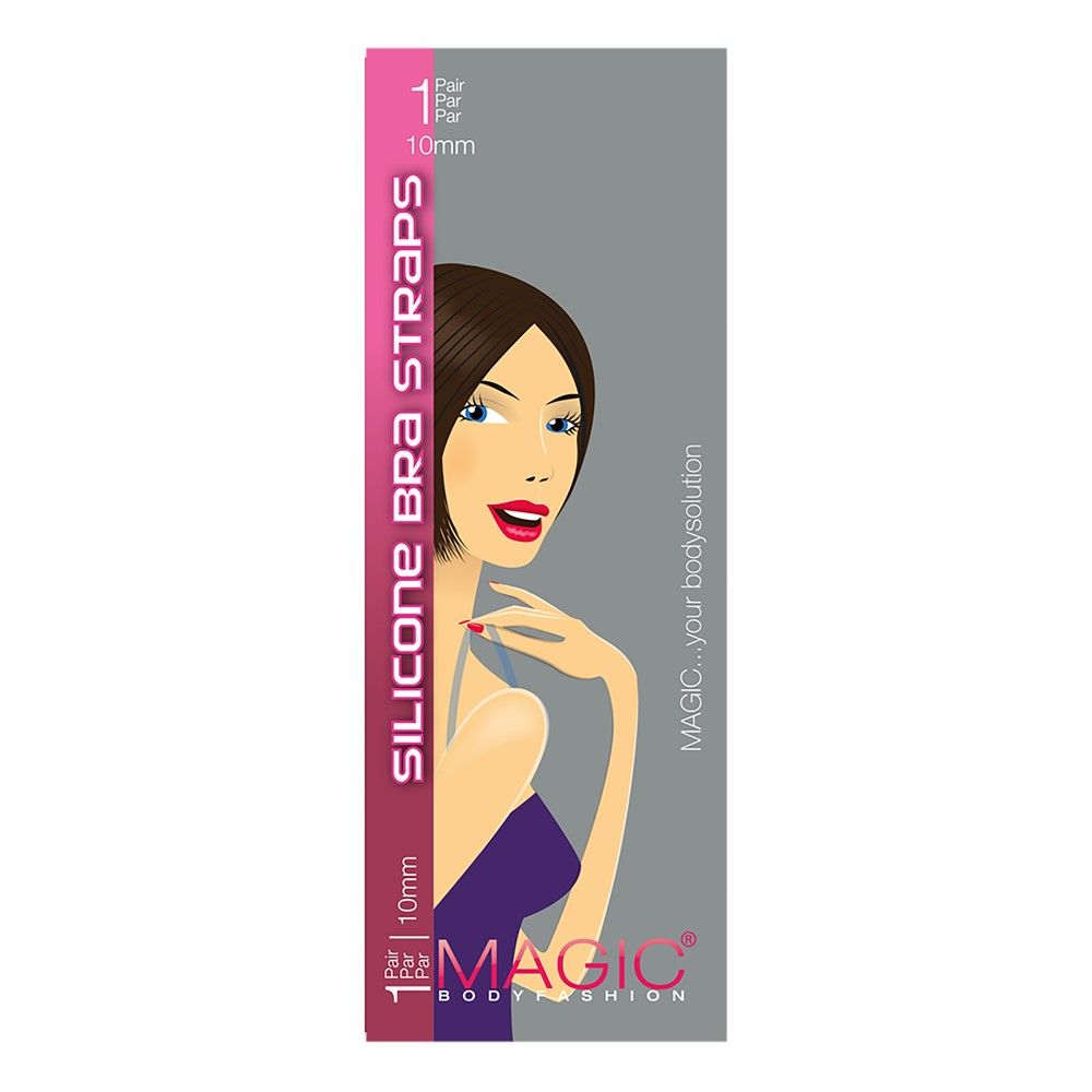 39Sl Silicone Bra Straps 1Cm Clear