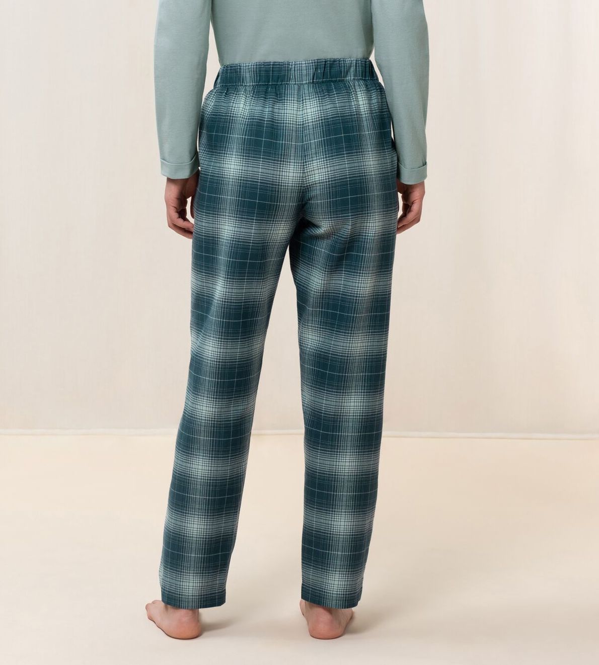 Mix & Match Tapered Trouser Flannel X Green Combination 0031