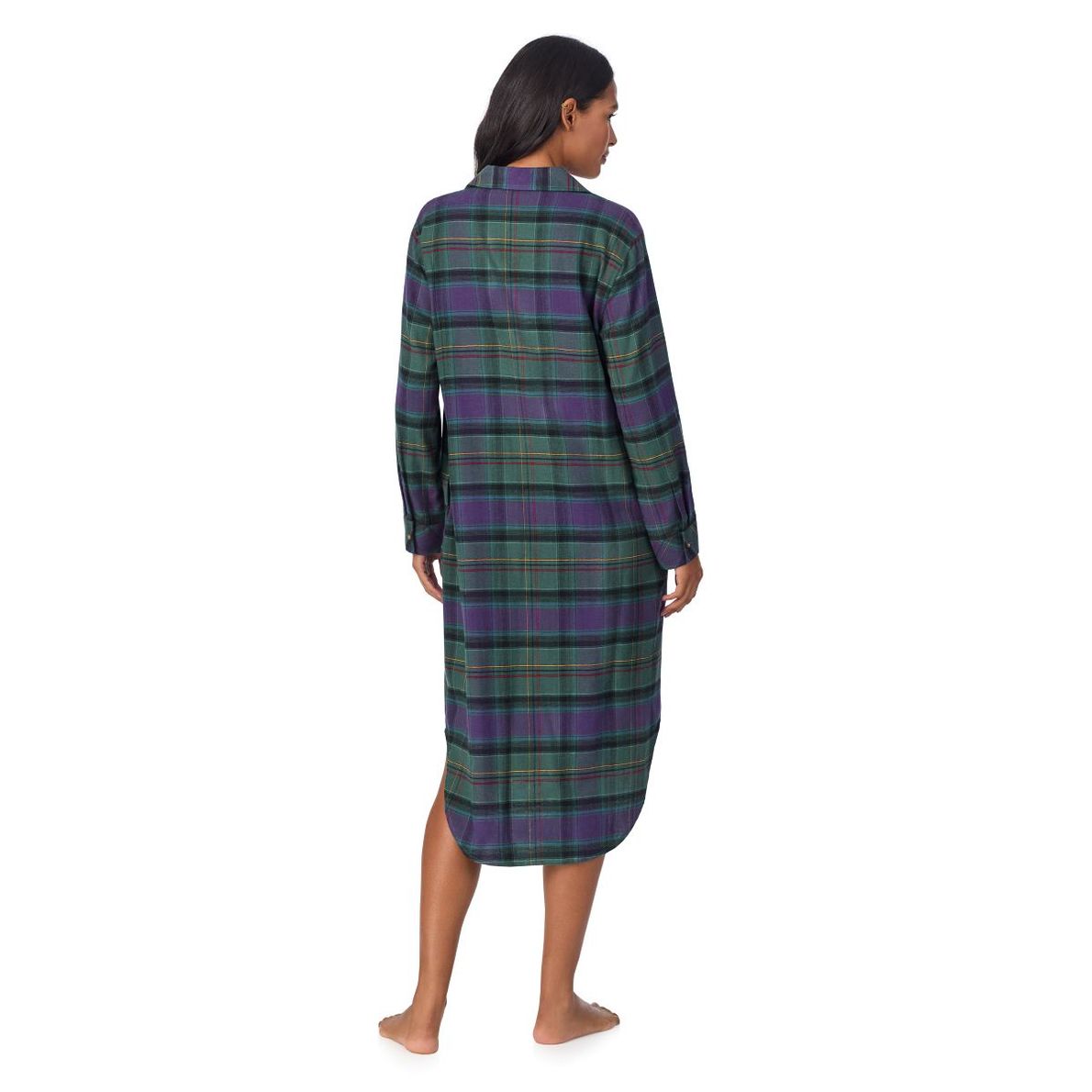 Ralph Lauren Woman Iln023743 Green Plaid